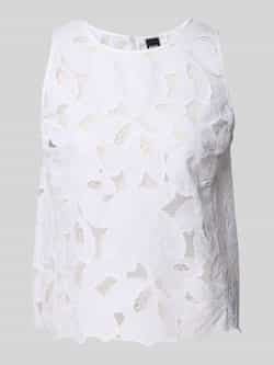 Boss Regular fit blousetop met kant model 'Berodi'