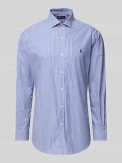 Polo Ralph Lauren Slim fit zakelijk overhemd met logostitching