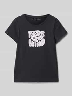 Tom Tailor Regular fit T-shirt van katoen met print