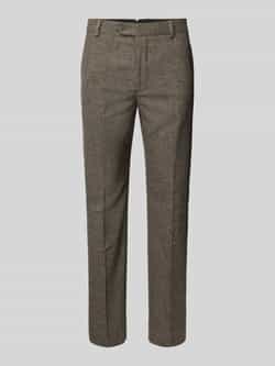 Selected Homme Slim fit pantalon met knoop- en ritssluiting