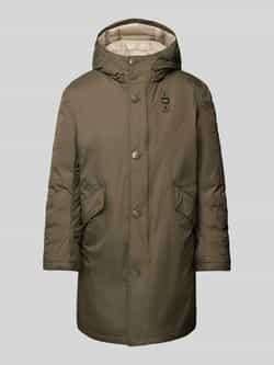 Blauer Usa Parka met capuchon model 'FALCON'