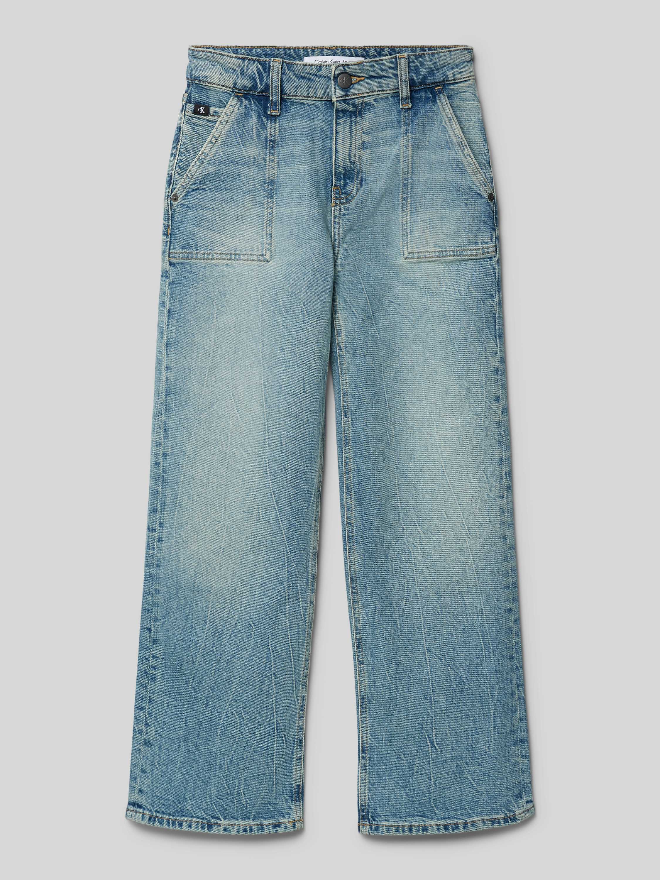 Calvin Klein Jeans Regular fit jeans met labelpatch model 'SKATER'