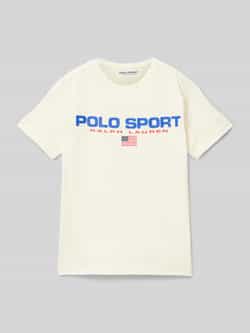 Polo Sport T-shirt met labelprint