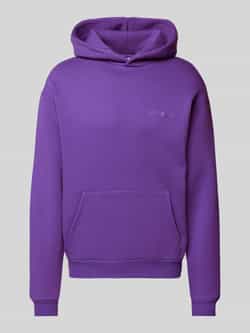 REVIEW Hoodie met labelprint