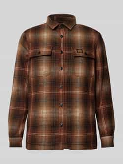 Superdry Regular fit overhemdjack met kentkraag model 'Miller'