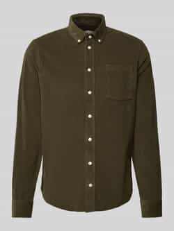 Casual friday Regular fit corduroy overhemd met button-downkraag model 'ANTON'