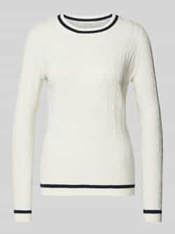 Christian Berg Woman Gebreide pullover met ribboorden