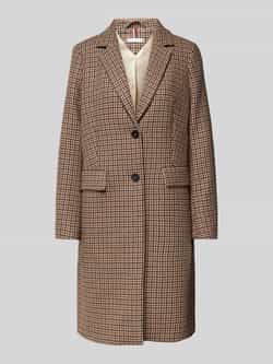 Tommy Hilfiger Korte jas WOOL BLEND CLASSIC CHECK COAT