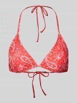Pieces Regular fit bikinitop met all-over motief model 'BAOMI'
