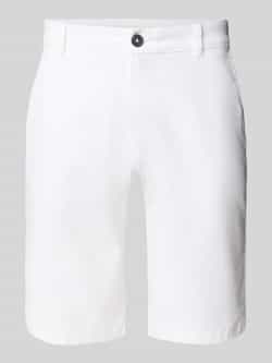 Tom Tailor Slim fit korte chino van katoenmix