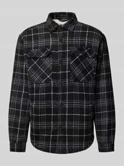 Redefined Rebel Regular fit overhemdjack met opgestikte paspelzakken op de borst