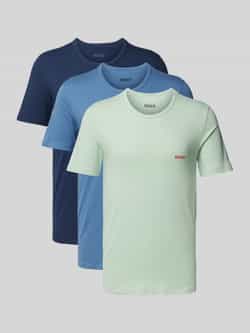HUGO Regular fit T-shirt met ronde hals in een set van 3 stuks