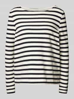 Marc O'Polo Regular fit shirt met lange mouwen van puur katoen met streepmotief