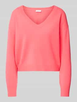American vintage Gebreide pullover met ribboorden model 'RAXOW'