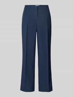 RAFFAELLO ROSSI Straight leg stoffen broek met verkort model 'OLESSA'