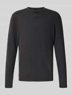 Superdry Shirt met lange mouwen structuurmotief en knoopsluiting