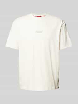 HUGO T-shirt met labelprint model 'Diqitee'