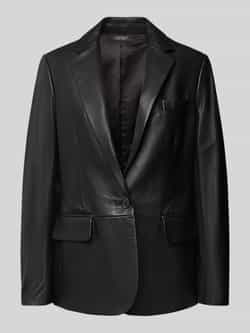 Lauren Ralph Lauren Slim fit blazer van lamsleer model 'BONARO'