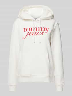 Tommy Jeans Curve Hoodie TJW REG ESS LOGO HOODIE EXT in grote maten capuchon logo-vlag