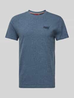 Superdry T-shirt met labelstitching