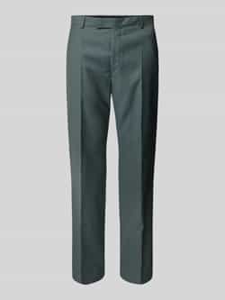 JOOP! Collection Slim fit pantalon van scheerwol met persplooien model 'Blayr'