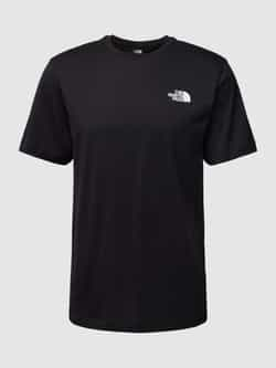 The North Face Redbox T-shirt met Bliksemprint Black Heren