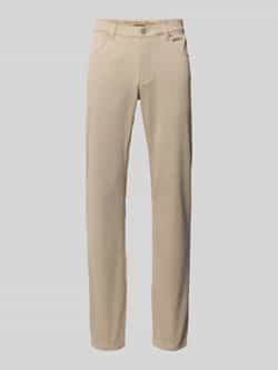 Christian Berg Men Regular fit stoffen broek met Franse Steekzakken