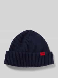 HUGO Beanie van scheerwolmix model 'XUSH'
