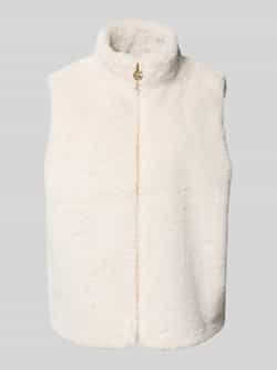 S.Oliver BLACK LABEL Regular fit gilet van teddypluche