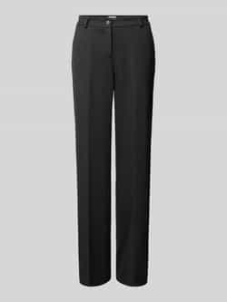 CAMBIO Wide fit stoffen broek met viscose model 'California'