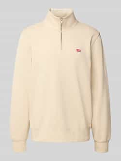 Levi's Sweater MET Ritssluiting 1 4 Origineel MAN Beige Heren