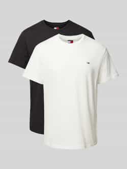 TOMMY JEANS Shirt met korte mouwen TJM SLIM 2PACK MIX TEE EXT (Set van 2)