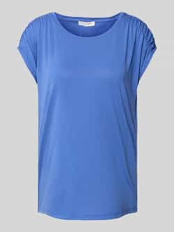 Christian Berg Woman T-shirt met geribde ronde hals