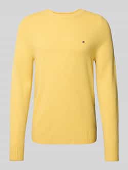 Tommy Hilfiger Regular fit gebreide pullover van het fijnste wol