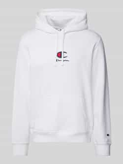 Champion Hoodie met labelstitching