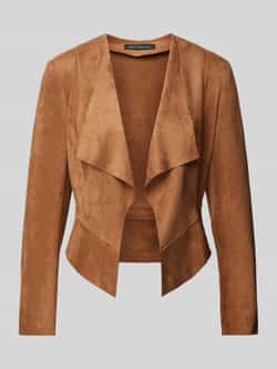 Betty Barclay Velours Waterfall Jacket Brown Dames