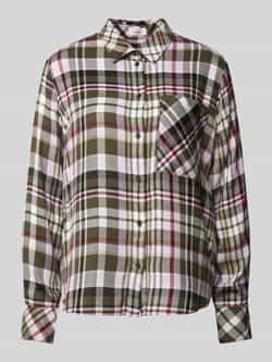 s.Oliver RED LABEL Relaxed fit overhemdblouse van viscosemix
