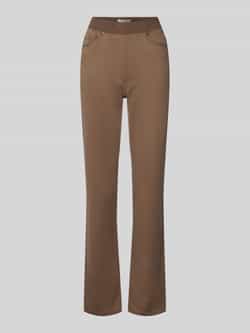 Raphaela By Brax Slim fit broek met elastische band model 'Pamina'