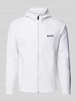 BOSS Green Sweatjack met opstaande kraag model 'Sicon'