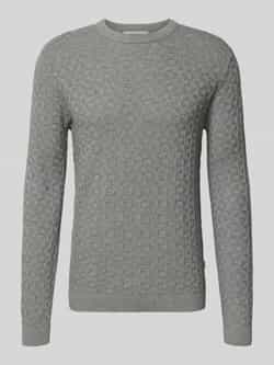 Only & Sons Regular fit gebreide pullover met structuurmotief model 'KALLE'
