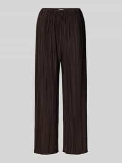 Samsøe Wide leg stoffen broek met plissévouwen model 'UMA'