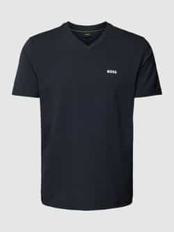 BOSS T-shirt met logo dark blue