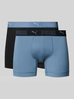 Puma Boxershort met elastische logoband in een set van 2 stuks