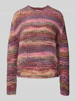 JJXX Gebreide pullover met ronde hals model 'SIMONE SPACE DYE'