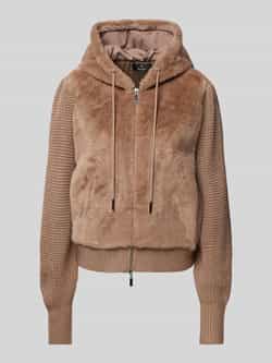Monari Gebreid jack met capuchon