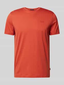 JOOP! Collection T-shirt met geribde ronde hals model 'Cosmo'