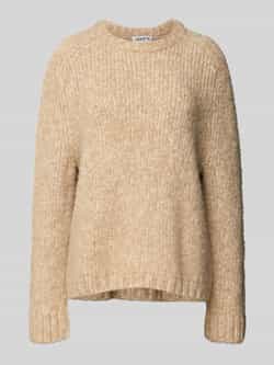 Jake*s Casual Oversized gebreide pullover met ronde hals