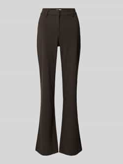 Weekday Flared stoffen broek met achterzakken model 'Kate'