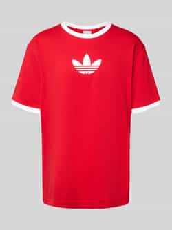 Adidas Originals T-shirt met logoprint en ronde hals