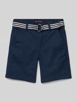 Tommy Hilfiger Kids Korte broek met riem en steekzakken